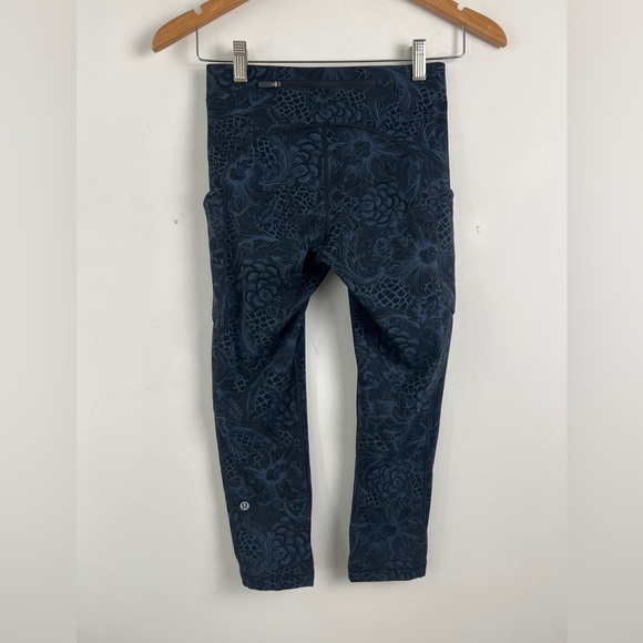 Lululemon Athletica Women's Speed Up Crop 21" Legging In Nouveau Mach Size 4 - Picture 7 of 12